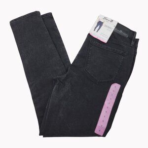 Seven7 Womens High Rise Skinny Jeans Black Size 6 30x28 NWT 5-Pocket